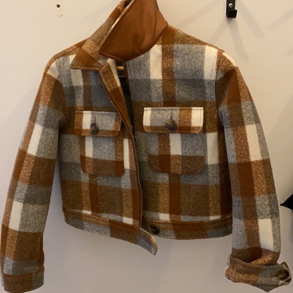 Structured plaid jacket - Picture 3 of 4